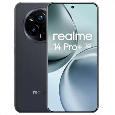 Celular Realme 14 Pro+ 5G, Tela OLED 6,83" 120Hz, Snapdragon 7s Gen 3, Dual SIM, Câmera Tripla 50MP com OIS, Bateria 6000mAh, Resistência IP68/IP69, Desbloqueio Facial (Cinza, 512, GB, 12, GB)