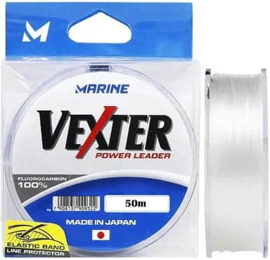 Marine Sports, Linha Para Pesca Fluorcarbono Leader Vexter Marine Sports 0.43mm 50m 25,6Lbs