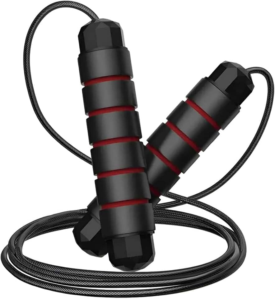 Corda De Pular Speed Ajustável De 3 Metros Com Rolamento e Cabo De Aço RevestidoRope Profissional Fitness Premium