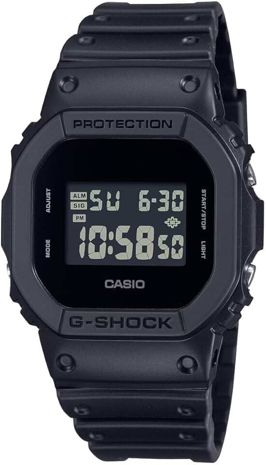 Relógio de Pulso Masculino Casio G-Shock Digital Light LED DW5600UBB1DR