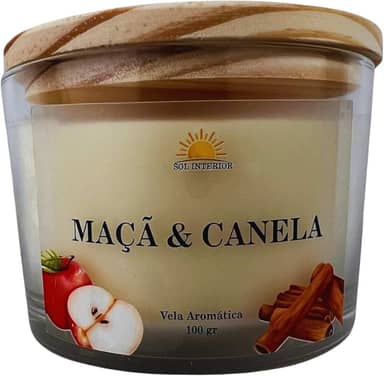 Vela Aromática Artesanal, 9 Fragrâncias Disponíveis, Baunilha, Capim Limão, Lavanda, Bamboo, Alecrim (Maça e Canela)