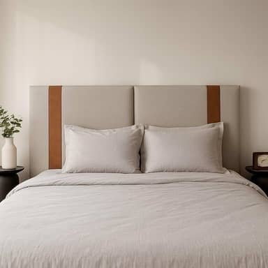 Cabeceira Dobrável ARTE Casal Cama Box Linho 1,38 Casal