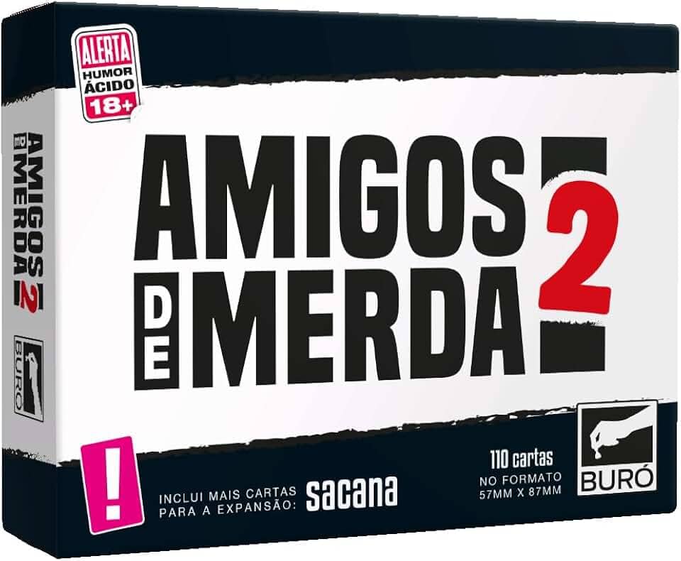 Buró, Amigos de Merda 2, Jogo para Rir e Julgar os Amigos, 3-21 jogadores
