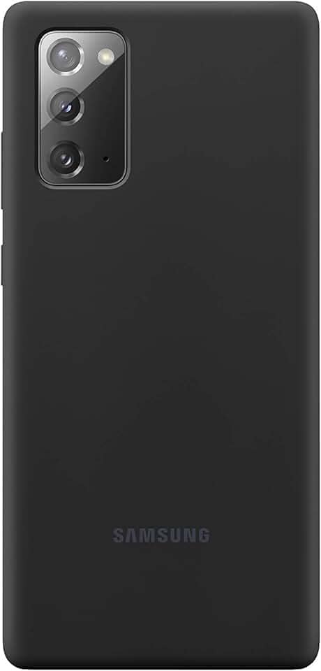 Capa Protetora Silicone Preta Galaxy Note 20