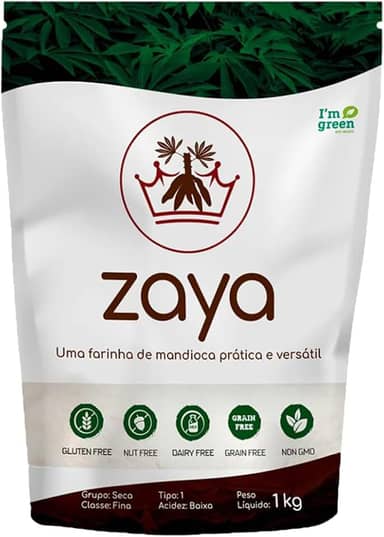 Zaya Farinha - A Farinha Multiuso Sem Glúten De Ingrediente Único