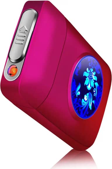 x-lighter Caixa De Cigarro Xl666 Com Isqueiro, Presentes De Dia Dos Namorados Para Ela, Porta-Cigarros King Size De 18 Unidades 84 Mm, À Prova De Cheiro, Presente De Dia Dos Pais Para Homens Pai