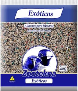 Mistura de Sementes Pássaro Exôtico Zootekna 500g