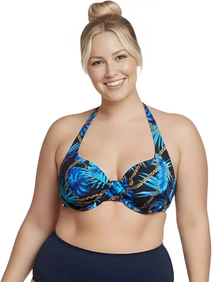 Top Biquíni Reforçado Grande Plus Size Praia Roupa De Banho