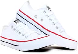 Tenis Casual Feminino Masculino All Kalum Star Vulcanizado Confortavel Sola Reta