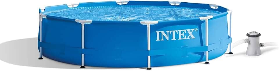 Piscina De Armação Metal Galvanizado 4.485l (bomba Filtro 127v) Intex