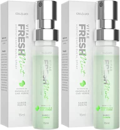 Kit 2x Spray Para Hálito Bucal Vitae Fresh Menta Luci Luci