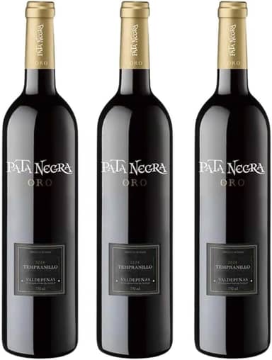 Kit 3 Vinhos Tinto Espanhol Pata Negra Oro Tempranillo 750ml