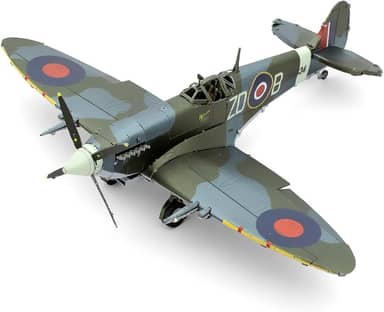Metal Earth Supermarine Spitfire Color 3D Metal Model Kit Fascinations