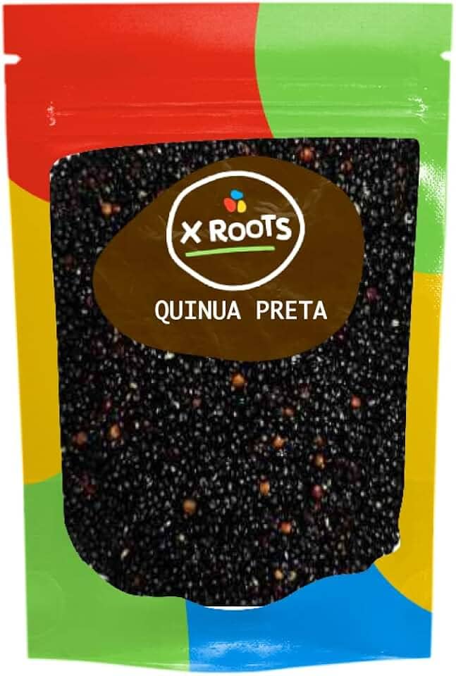Quinua Quinoa Preta em Grãos Importada 1kg - X Roots
