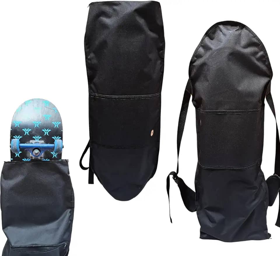 Mochila Skate Bag Long resistente Com Bolso Envio Já
