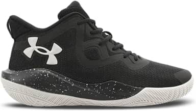 Tênis De Basquete Under Armour Bankshot SE Masculino - Preto/Branco/Prata Metal