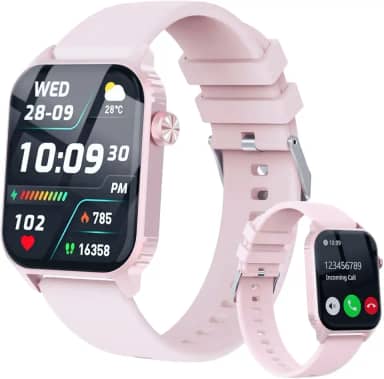 Smartwatch de 120 modos esportivos com tela sensível ao toque HD de 1,8 polegadas, monitor de sono, controle de música para Android/iPhone