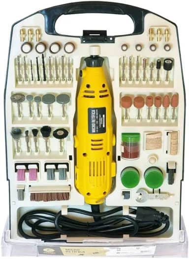 Micro Retífica com 234 Acessórios e Maleta CH2904-X Charbs - 220V
