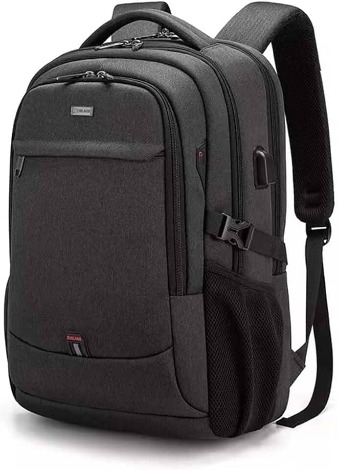 Mochila Executiva Para Notebook Impermeável de até 15.6 Polegadas, Multifuncionais Resistente para Viagens de Negócios Grande Escola Trabalho Viagens Mochila Casual