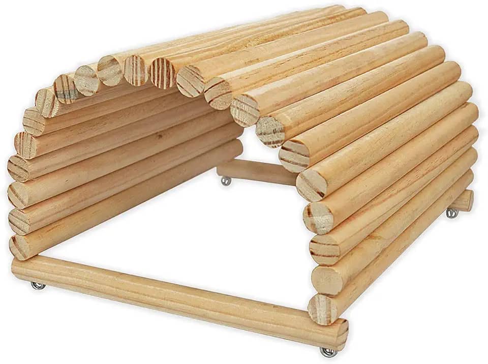 Toca Casinha Em Madeira Pinus Natural Para Mini Coelho