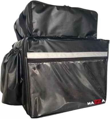 Mochila Bag Completa para Motoboy Delivery Impermeável com ISOPOR 45L - Preto