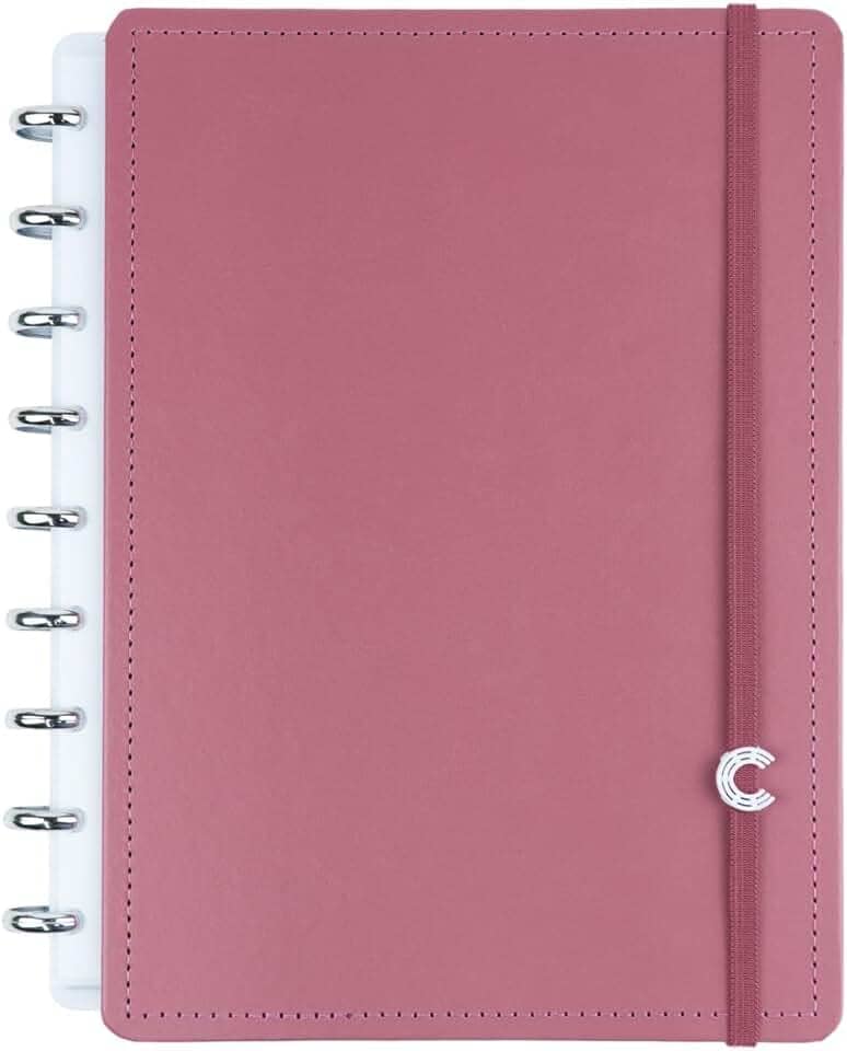 Caderno Inteligente, Médio, 255 X 190 mm, Guava, 80 folhas, Caderno Inteligente