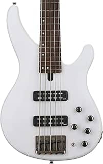Contrabaixo Elétrico 5 cordas TRBX 505 TWH Translucent White Yamaha