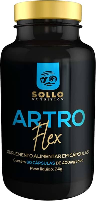 Artro Flex 60 Cápsulas (Colágeno tipo II, Magnésio, Cálcio, Vitamina D3 e K2)