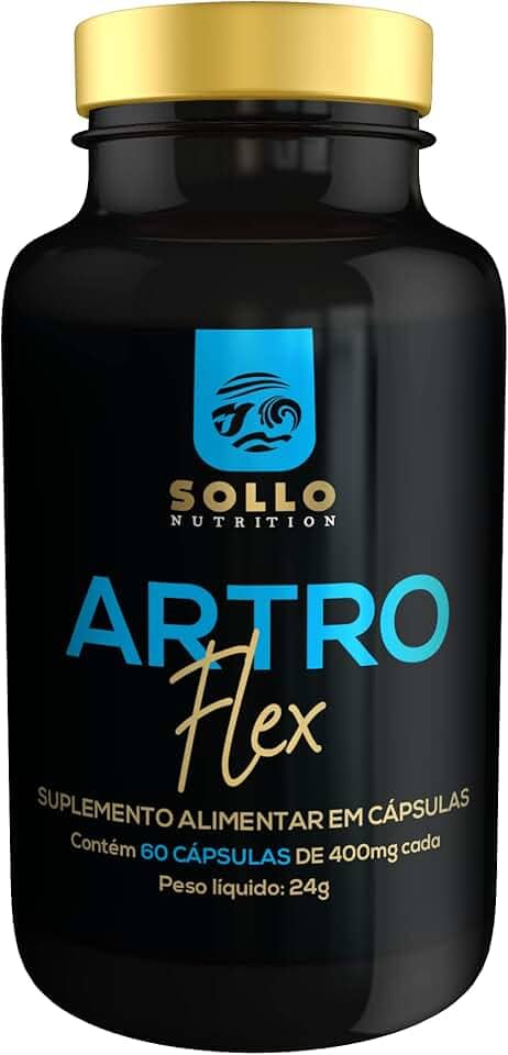 Artro Flex 60 Cápsulas (Colágeno tipo II, Magnésio, Cálcio, Vitamina D3 e K2)