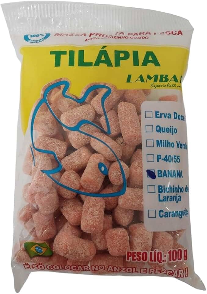 Kit 2 Isca Pronta Para Tilápia Massa Pronta Para Pesca Peixe