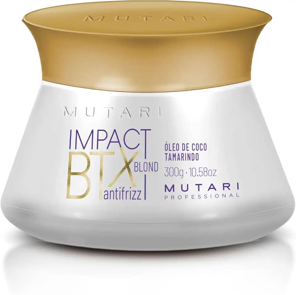 Impact Btx Blond Antifrizz Mutari 300g Para Cabelos Loiros
