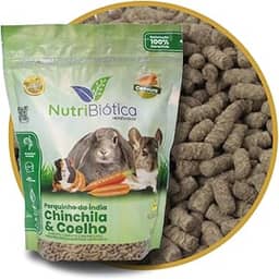 NUTRIBIÓTICA Ração Coelho 1,8kg Porquinho Da Índia E Chinchila