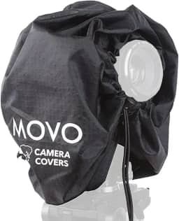 Capa de chuva de capa de chuva para câmera Movo CRC11 para câmeras DSLR e câmeras e lentes sem espelho (tamanho júnior: 11' x 14,5')