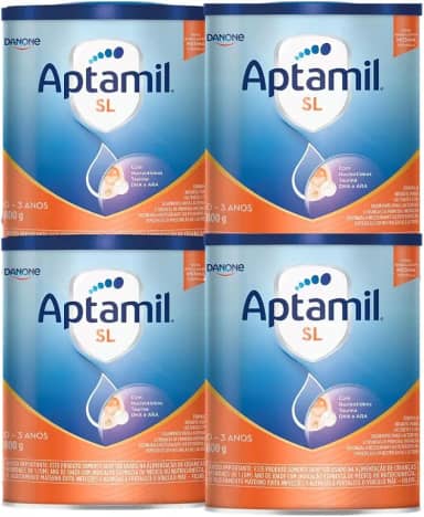 Fórmula Infantil Aptamil SL 800g - Kit 4 latas