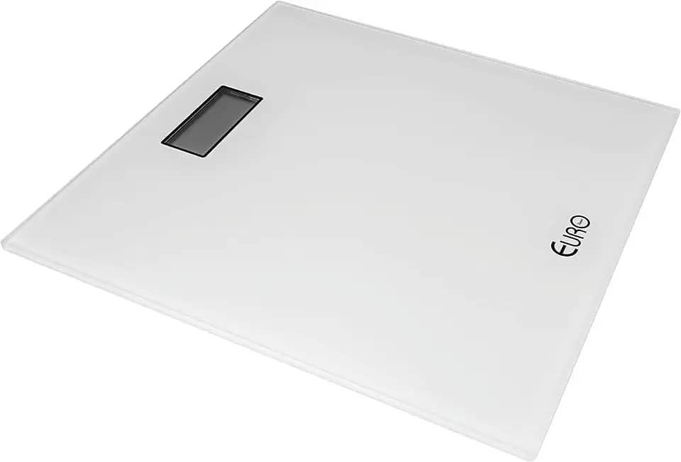 Euro Home - Balança digital para Banheiro 28 X 28 cm, Branco - BAL7894-BR