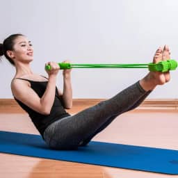 Elástico Extensor Multifuncional Pull Reducer para Academia, Musculação, Yoga, Ginástica e Fitness | Exercícios para Pernas, Braços, Glúteos e Abdômen | Equipamento Portátil para Treino em Casa