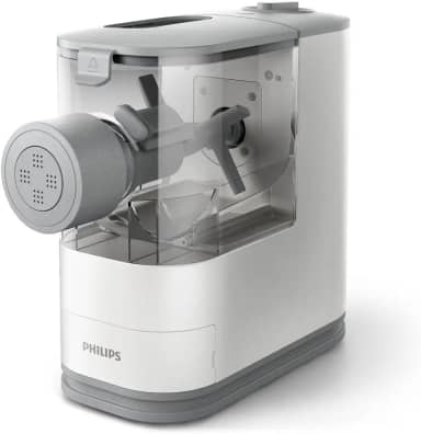 Philips Compact Massa e Macarrão Maker com 3 placas de formato de massa intercambiáveis - Branco - HR2370/05