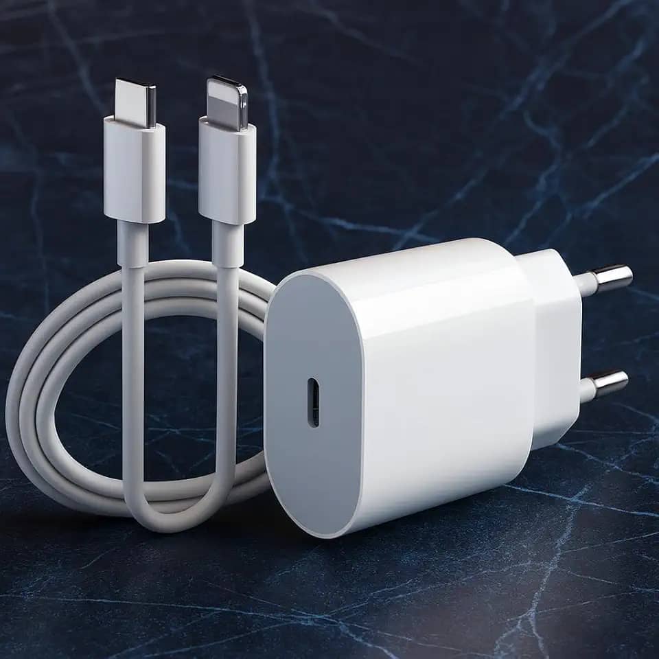 Kit Carregador Super Turbo Premium® Entrada Tipo C + Cabo Compatível com Todos Dispositivos iPhone X Xr SE 11 12 13 14 Premium IOS Android Galaxy, Tablets, Notebooks, Tablets Carga Ultra Rápido