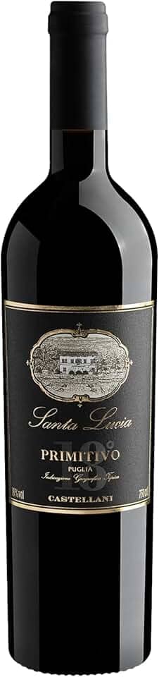 Vinho Italiano Santa Lucia Primitivo IGT - Puglia, by Castellani 750ml