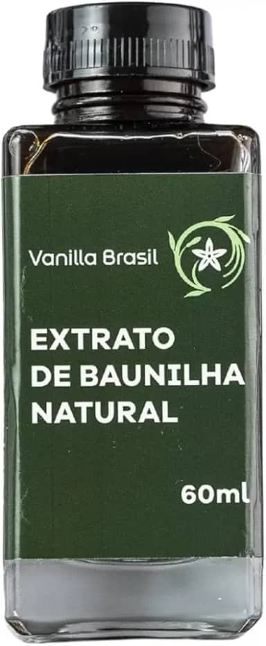 Vanilla Brasil, Extrato De Baunilha Natural Vanilla Brasil 60 Ml Zero Açúcar