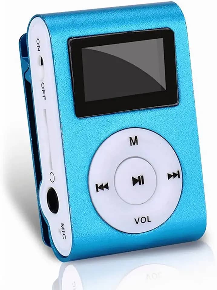 Mini MP3 Player, Reprodutor de Música Portátil Com Concha de Metal, Design de Lapela, Reprodutor de áudio Digital HiFi para Crianças, Estudantes, Esportes, Corrida e Caminhada