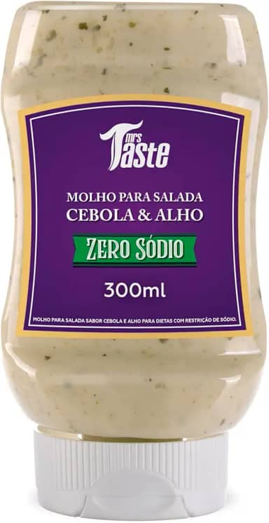 MOLHO PARA SALADA CEBOLA E ALHO
