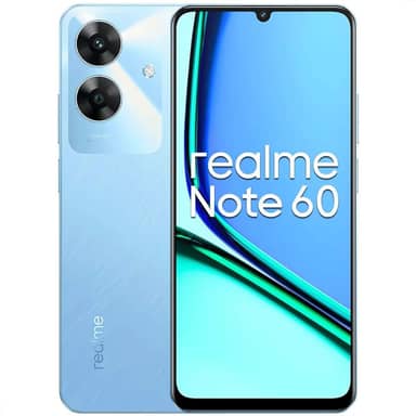 Realme Note 60-128GB - 4 GB Ram - Câmera 32MP - Bateria 5000mAh - Azul