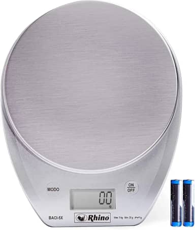 Balança de Cozinha em aço Inox BACI-5X RHINO