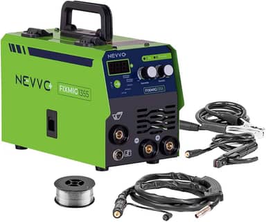 Máquina Inversora De Solda Fixmig1355 Bivolt 120a Mig Sem Gás 3 em 1 Mma Tig Com Arame NEVVO