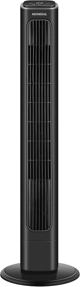 MONDIAL Ventilador de Torre Air Tower, Preto, 45W, 127V - VTR-01-B