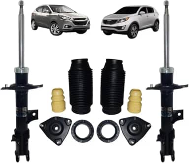 Amortecedor Nakata Dianteiro Direito e Esquerdo Kit Batente IX35 2011 a 2020