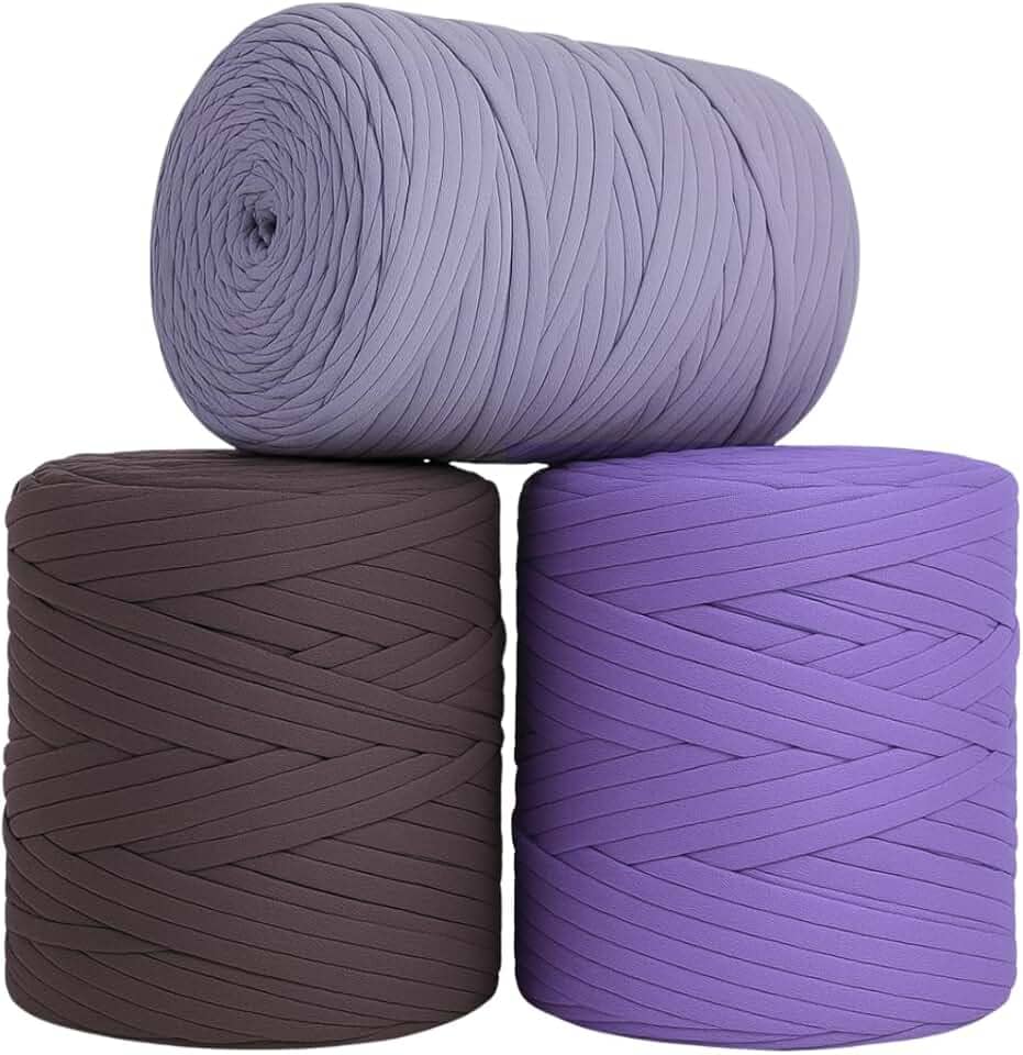 SYMEON Fio de Malha GUARANI 1kg Ecologico Residual 140m Artesanato Crochê