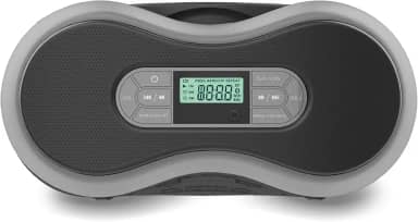 Core Innovations Boombox de CD Bluetooth portátil com rádio FM digital