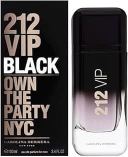 Perfume masculino 212 Vip Black Carolina Herrera